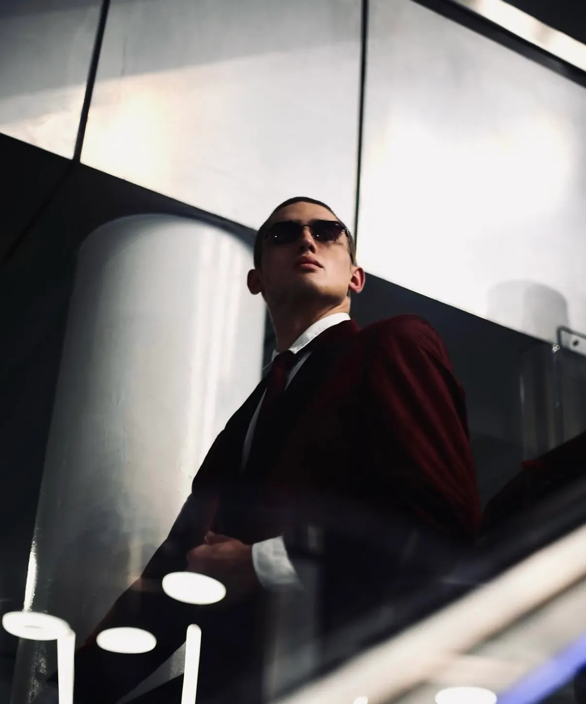 Burgundy Power Suit - Image 1