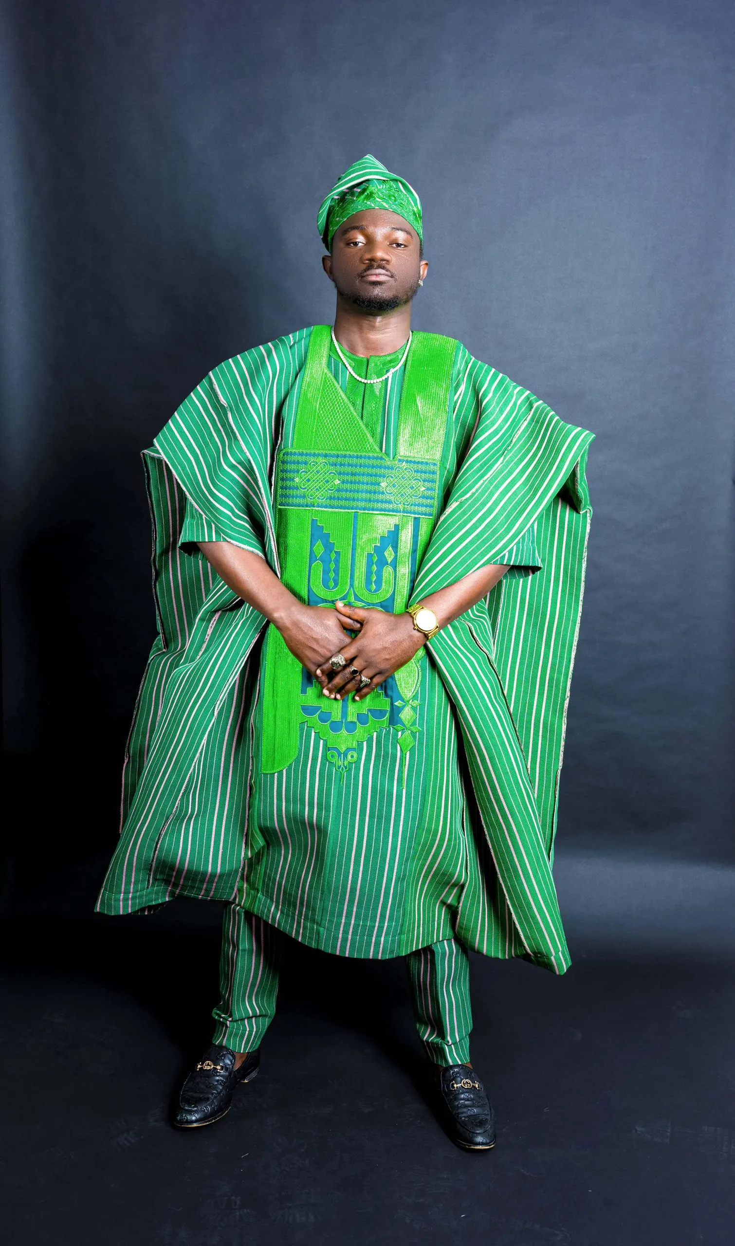 A Regal Three Piece Agbada - Image 2