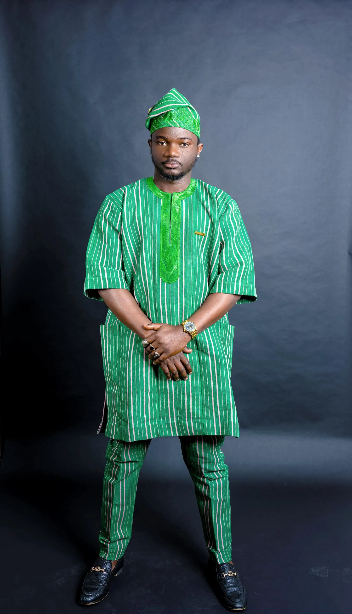 A Regal Three Piece Agbada - Image 3